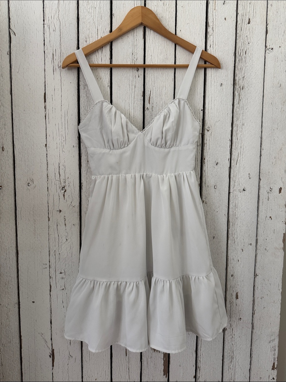 Princess Polly White Arialena Mini Dress